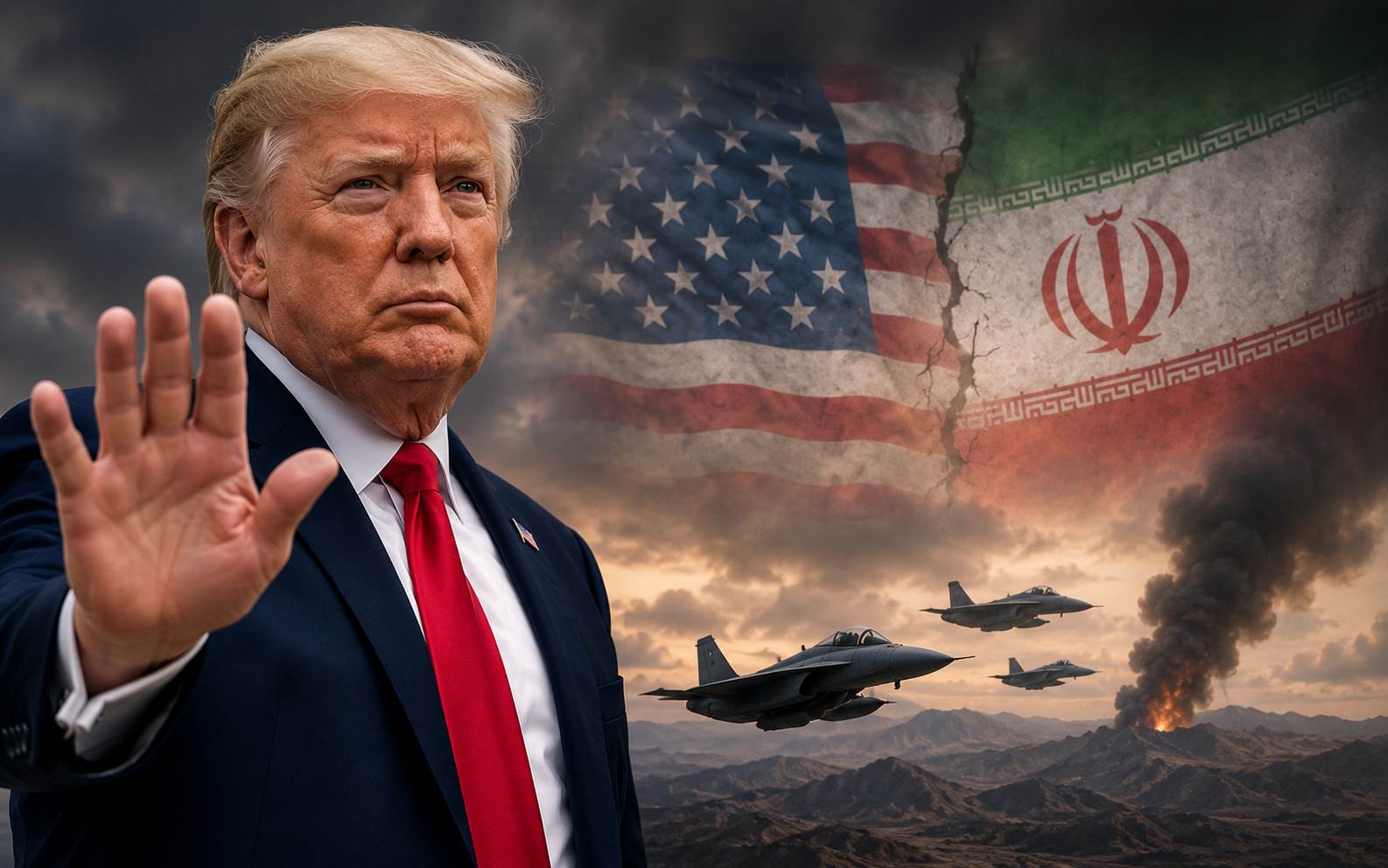 خلیجی ممالک کی اپیل پر ایران پر امریکی حملہ مؤخر