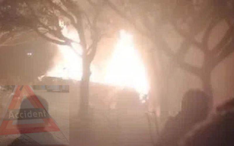 دوحادثات میں تین افراد کی موت، ٹرک ڈرائیور زندہ جل گیا