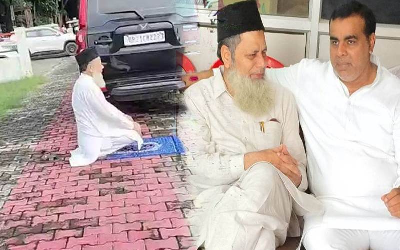 مرادآباد: گاڑی کے پاس نماز پڑھنے پر سماجوادی پارٹی کے ضلع نائب صدر کے خلاف ایف آئی آر