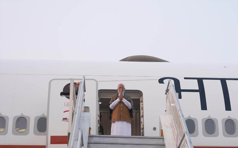 وزیراعظم مودی جی۔20 سربراہ اجلاس کے لیے جنوبی افریقہ روانہ، تین اہم سیشنز سے کریں گےخطاب 