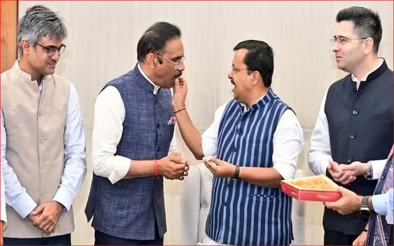 راگھو چڈھا سمیت عآپ  کے تمام باغی ممبران پارلیمنٹ کو راجیہ سبھا نے دی منظوری