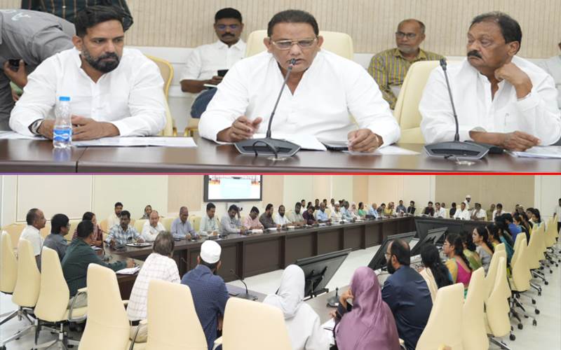 محمد اظہرالدین کی صدارت میں محکمہ  اقلیتی بہبود کا جائزہ اجلاس،بر وقت رمضان کی  مکمل تیاریوں پر زور 