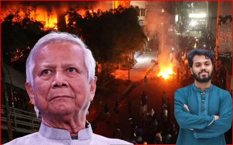 بنگلہ دیش تشدد کی لپیٹ میں، شریف عثمان ہادی کے بعد ایک اور رہنما کو لگی گولی