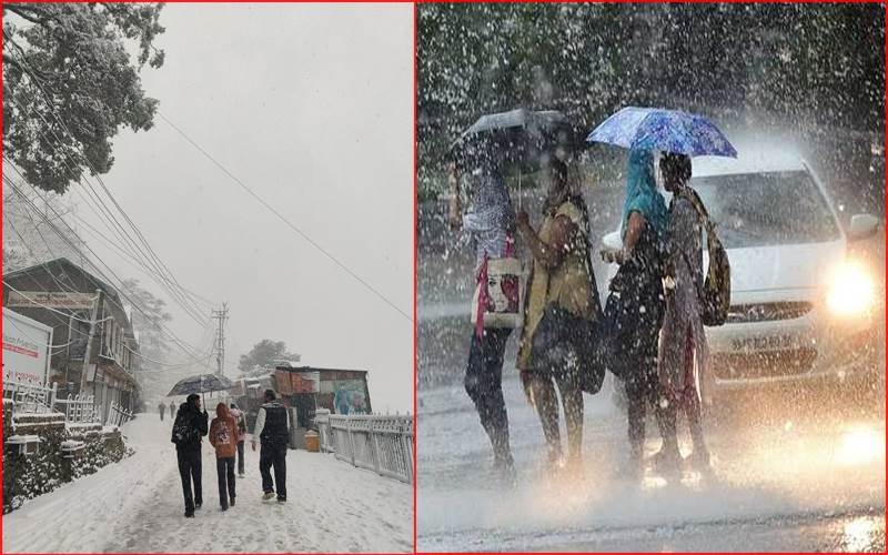 کہیں بارش تو کہیں برفباری کا الرٹ، جانیے کشمیر سے دہلی تک موسم کا حال