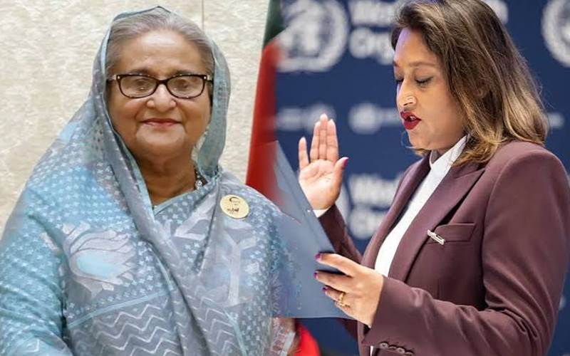 شیخ حسینہ کی بیٹی صائمہ واجد کا ڈبلیو ایچ او کے عہدے سے استعفیٰ