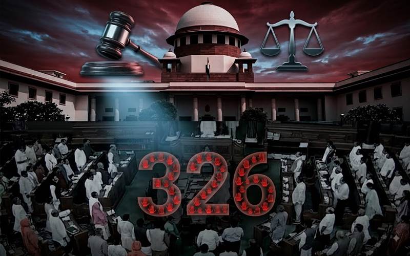سپریم کورٹ میں چونکا دینے والی رپورٹ، 326 ارکانِ پارلیمنٹ پر فوجداری مقدمات