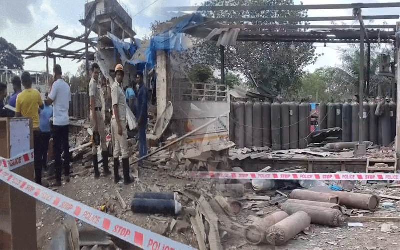 دادرا نگر حویلی میں نائٹروجن گیس کے گودام میں دھماکہ؛ 4 افراد کی موت، 6 شدید زخمی