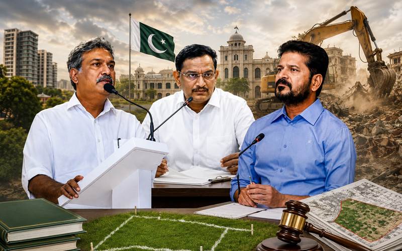 سرکاری زمین بچانے کا مطالبہ، ٹی ڈی پی ایم پی پر سنگین الزامات
