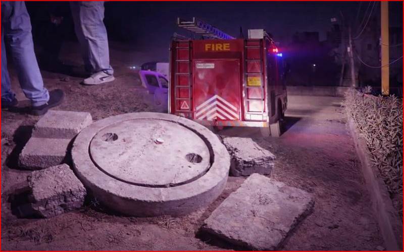  دہلی میں ایک اور حادثہ: روہینی میں کھلے مین ہول میں گرنے سے نوجوان کی موت