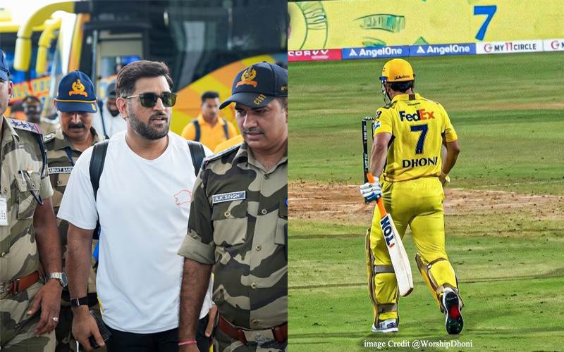 آئی پی ایل 2026: مہندر سنگھ دھونی ٹیم کے ساتھ پہنچےحیدرآباد ، کیا اگلے میچ میں کھیلیں گے؟