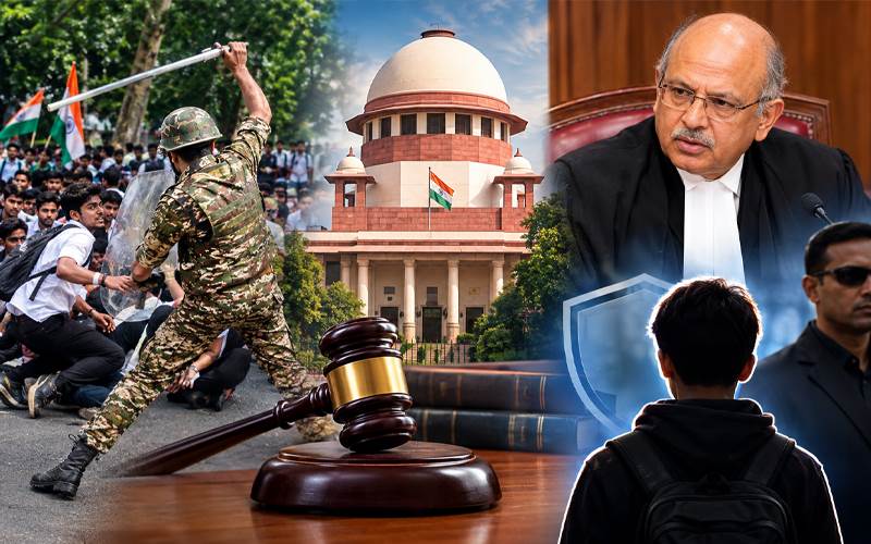 طلبہ احتجاج معاملہ: سپریم کورٹ میں سماعت جاری، 14 سالہ گواہ کی سکیورٹی پر عدالت کی ہدایت