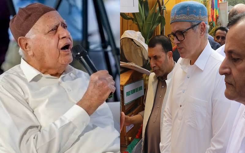 درگاہ حضرت بل میں عید میلاد النبی ﷺ پر روح پرور مناظر، عمر عبداللہ اور فاروق عبداللہ نے بھی حاضری دی