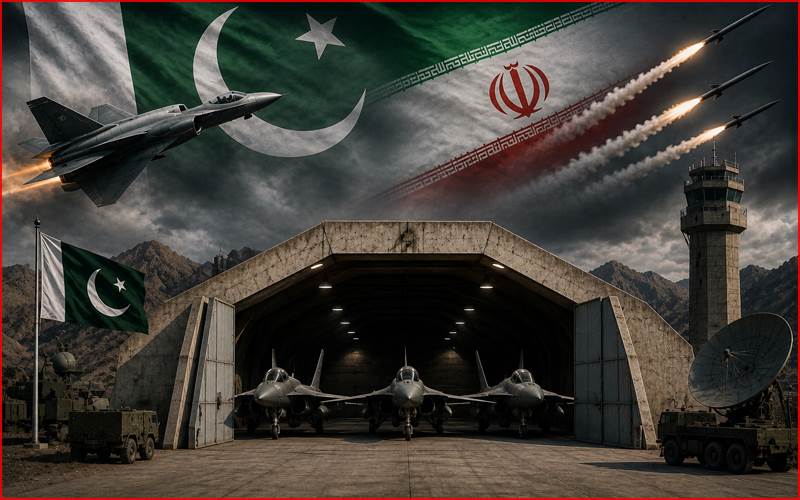 کیا امریکی حملوں سے ایران کو بچاتا رہا پاکستان؟رپورٹ میں دعوی:طیاروں کو اپنے فوجی اڈوں پر چھپایا 