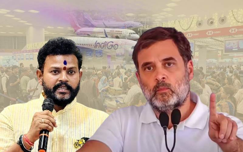 انڈگو بحران: راہل گاندھی نے حکومت پر الزام لگایا، وزیر ہوا بازی نائیڈو نے جواب دیا