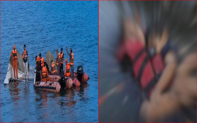 جبل پور حادثے کی دل دہلا دینے والی تصویر،آخری لمحات میں ماں کی اپنے بچے کو بچانے کی کوشش