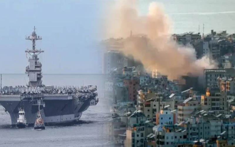 مشرقِ وسطیٰ  میں کشیدگی :ایران کا تل ابیب پر حملہ ،امریکی بحری جہازوں کو بھی بنایا  نشانہ 