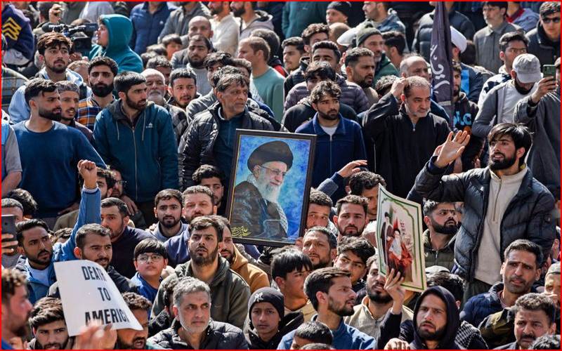 ایرانی سپریم لیڈر  کے قتل کے پیش نظر سرینگر میں سکیورٹی سخت،اہم مقامات پر پابندیاں ،اسکول و کالجز  بند 