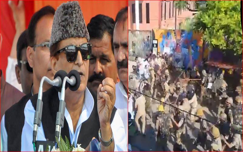 آئی لو محمدپوسٹر تنازع پر ایس پی لیڈر اعظم خان  کاسخت رد عمل