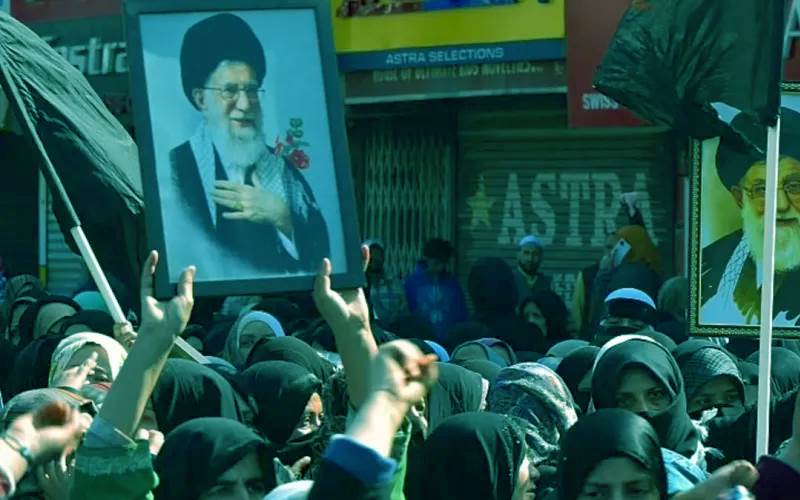 آیت اللہ خامنہ ای کے قتل  کے خلاف مدھیہ پردیش میں احتجاج،امریکہ ۔اسرائیل پربرہمی کا اظہار