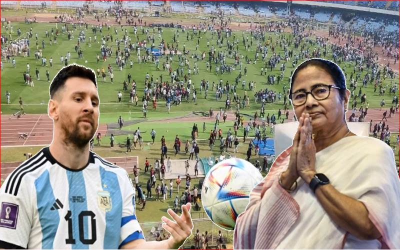 کولکتہ: میسی کے ناراض شائقین کی ہنگامہ آرائی، ایونٹ کا منتظم گرفتار،ممتا کی معافی،جانچ کا حکم