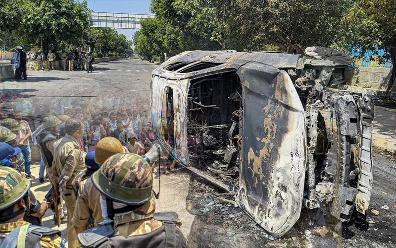 نوئیڈا  تشدد میں پاکستان کنکشن کی تفتیش شروع، اب تک 350 گرفتار