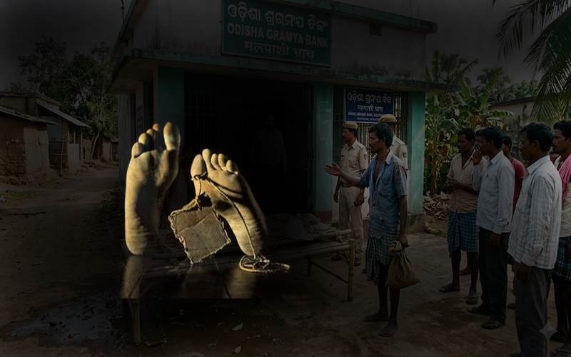 اوڈیشہ میں حیران کن معاملہ:بہن کی لاش قبر سے کھود کر بینک لے آیا شخص