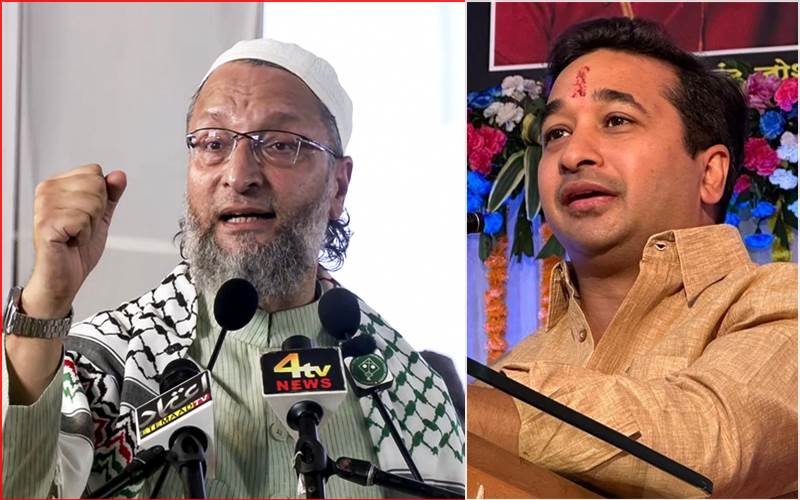 نتیش رانے کا اسد الدین اویسی کے متعلق متنازع بیان ،وارث پٹھان  کا سخت رد عمل
