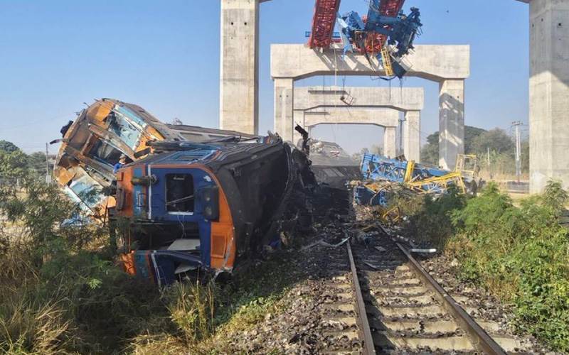 تھائی لینڈ میں بڑا ریل حادثہ، 22 افراد ہلاک 