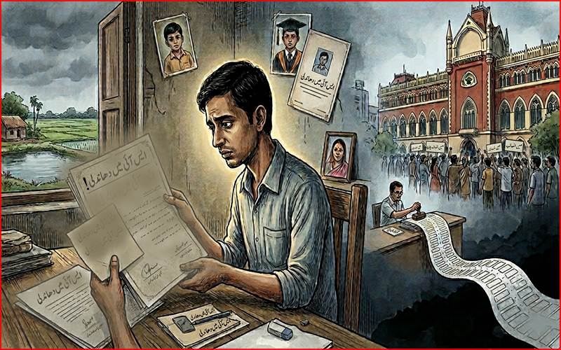 !مغربی بنگال ایس آئی آر:ووٹر لسٹ سے نام ہٹنے  پر  32 سالہ نوجوان نے کی خودکشی