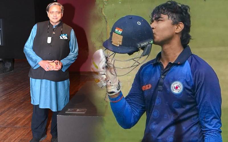 ویبھو سوریا ونشی کو ٹیم انڈیا میں جگہ نہ ملنے پر ششی تھرور نے دیا بڑا بیان 