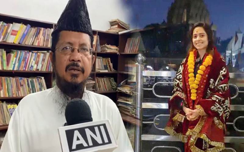 آل انڈیا مسلم جماعت نصرت بھروچا کی بھسما آرتی میں شرکت پر مشتعل