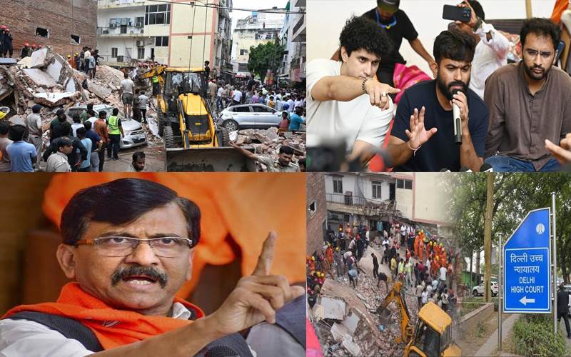 ستیہ نکیتن حادثہ: سنجے راوت اور سی جے پی کا دہلی حکومت پر حملہ