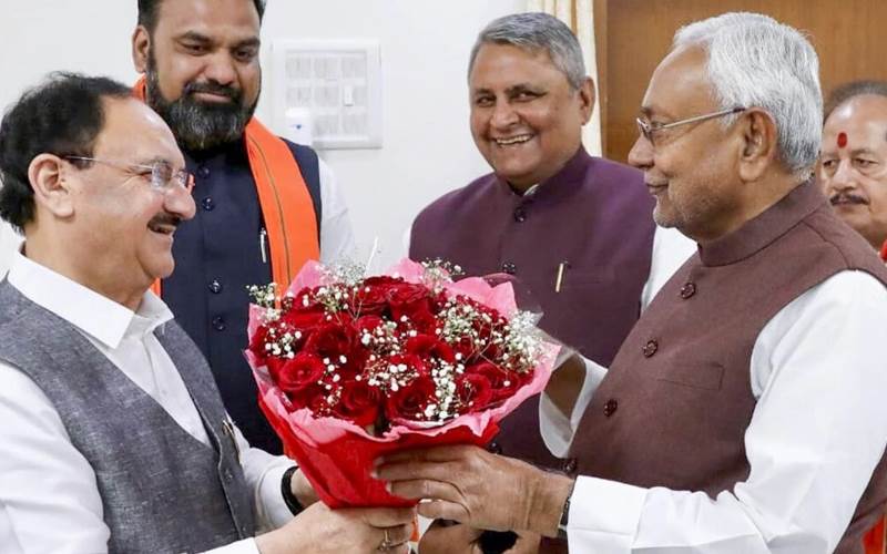 دسویں مرتبہ نتیش کمار بہار کےوزیراعلیٰ  بنیں گے، جمعرات کو گاندھی میدان میں حلف برداری تقریب