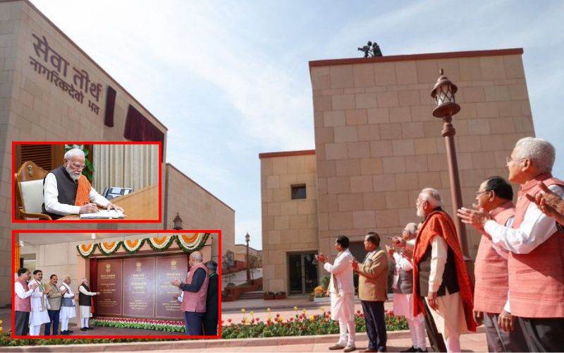 وزیراعظم کے نئے دفتر 'سیوا تیرتھ' کا افتتاح۔ پہلے دن اہم فیصلے