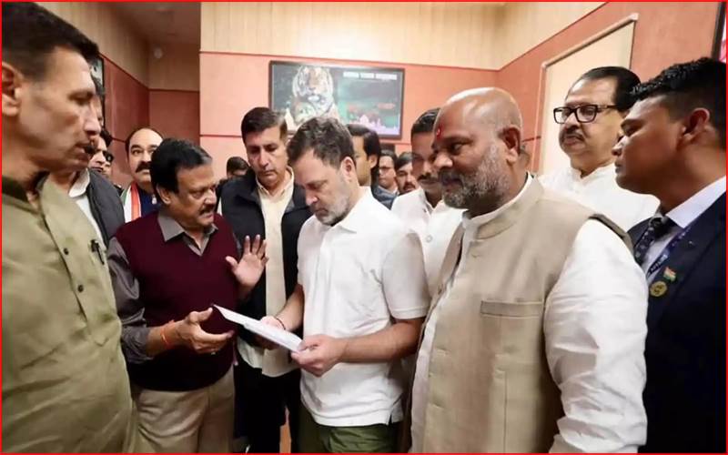 راہل گاندھی نے اندور میں آلودہ پانی کے متاثرین سےکی ملاقات ، حکومت کو ذمہ دار ٹھہرایا