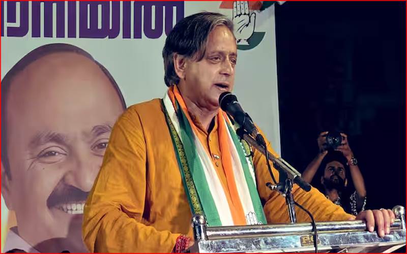 کیرالہ میں ششی تھرور کے قافلے پر حملہ، گن مین اور ڈرائیور زخمی