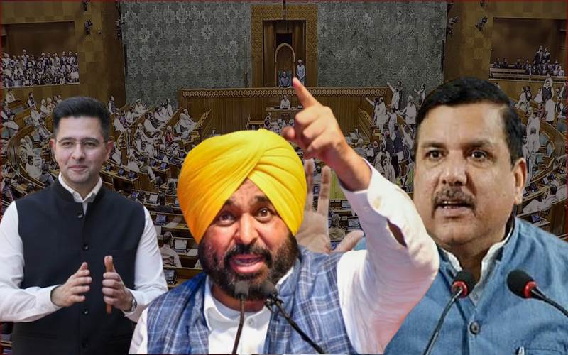  عآپ ارکانِ پارلیمنٹ کا استعفیٰ؛ بھگونت مان صدرِ جمہوریہ سے کریں گے ملاقات، سنجے سنگھ نےکیانااہلی کا مطالبہ 