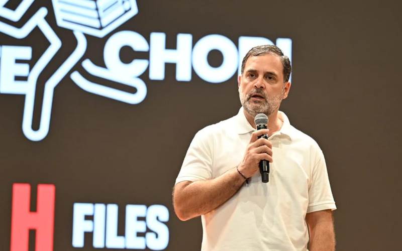 راہل گاندھی کا انکشاف: ہریانہ کی ووٹر لسٹ میں 25 لاکھ جعلی ووٹ