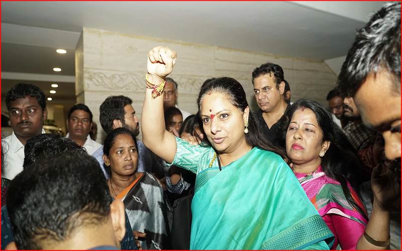 تلنگانہ میں ایک اور سیاسی جماعت کا اضافہ،کویتا نے تلنگانہ راشٹریہ سینا پارٹی کا کیا اعلان