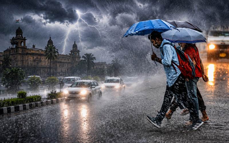 یوپی میں موسم نے بدلا رخ، 6 اضلاع میں شدید بارش کی وارننگ