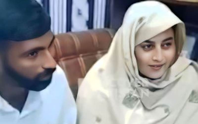 نو سالہ تعلق کا انکشاف: سربجیت کور کی ناصر حسین سے شادی کی ویڈیو وائرل