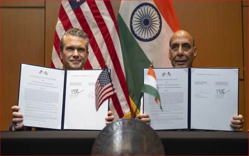 بھارت-امریکہ نے 10 سالہ دفاعی فریم ورک پر دستخط کیے، وزیر دفاع بولے- یہ نئے باب کا آغاز