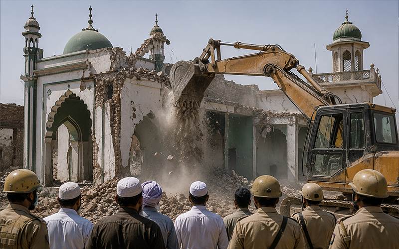 راجستھان: سرحدی علاقوں میں مساجد پر کارروائی، 'آپریشن کلین' پر اٹھتے سوالات