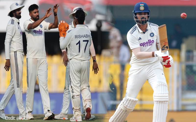 ٹیم انڈیا کو گوہاٹی ٹیسٹ میں شکست کا خطرہ، بھارت پہلی اننگز میں 201 پر ڈھیر 