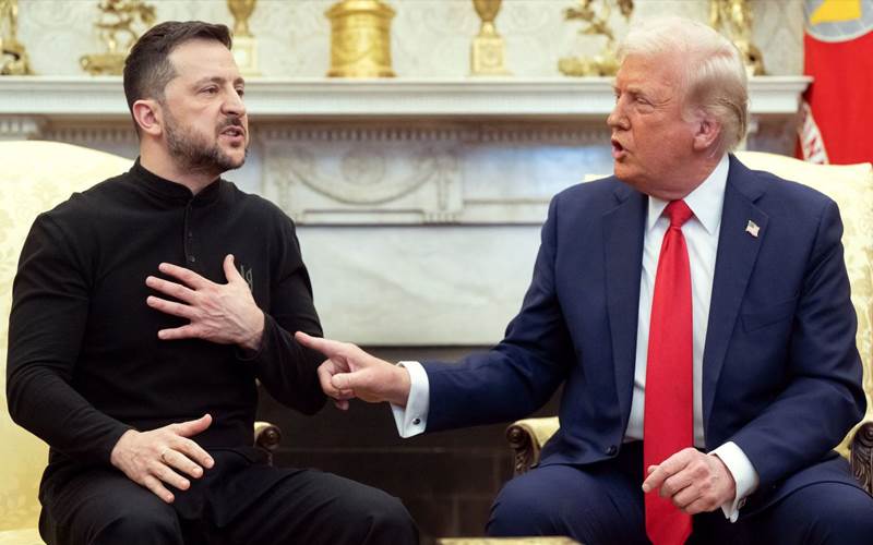 یوکرین کے صدر نے امریکی صدر کی امن تجویز مسترد کر دی