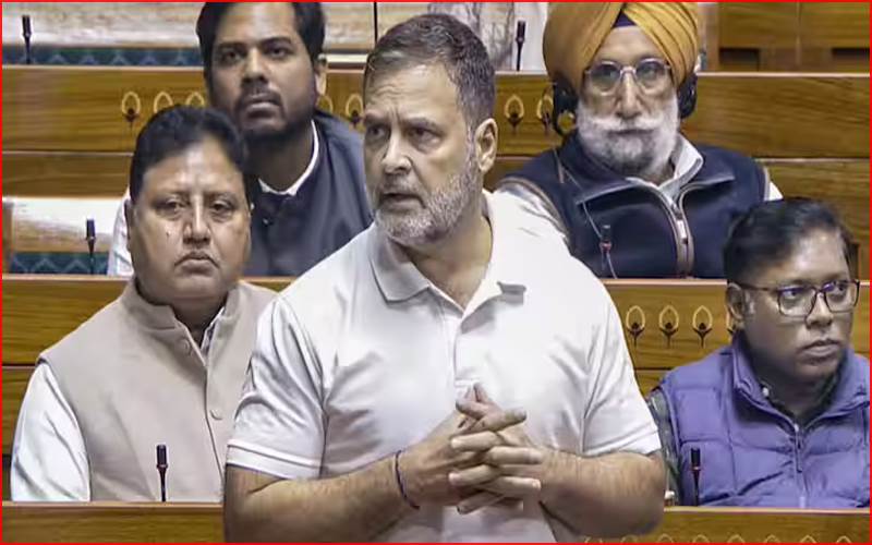 لوک سبھا میں راہل گاندھی کا خطاب:حکومت نے امریکہ کے ساتھ تجارتی معاہدے میں ملک بیچ دیا