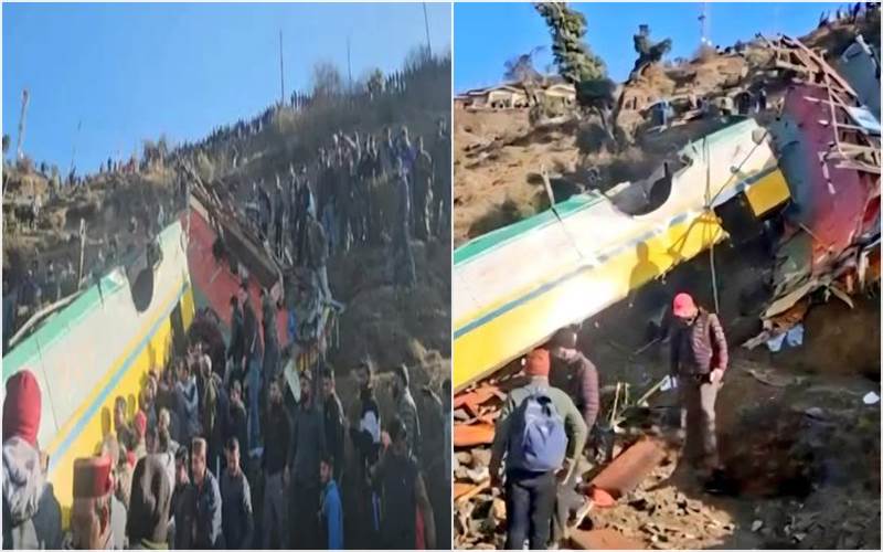 ہماچل پردیش میں بڑا حادثہ:مسافروں سے بھری بس گری کھائی میں ، 8 افراد ہلاک، متعدد زخمی