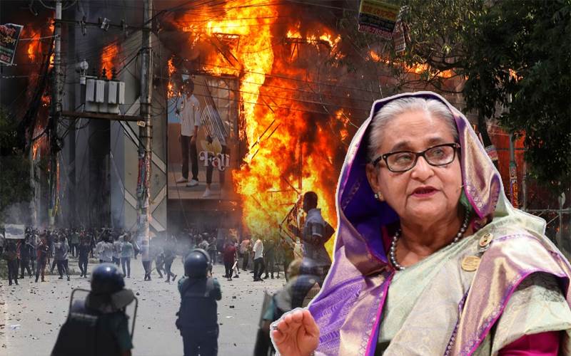  بنگلہ دیش: شیخ حسینہ کو سزائے موت سنائے جانے پر تشدد؛ دیسی بم دھماکے اور آگ زنی ، 2افراد ہلاک