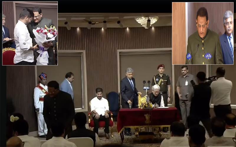 تلنگانہ:کانگریس لیڈر محمد اظہرالدین نے بطور وزیر لیا حلف 