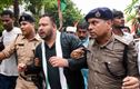 پٹنہ میں آر جے ڈی کا راج بھون مارچ: تیجسوی یادو حراست میں، کارکنان کی پولیس وین پر چڑھ کر نعرے بازی